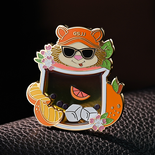 Custom Fruity Lion Hard Enamel Pin