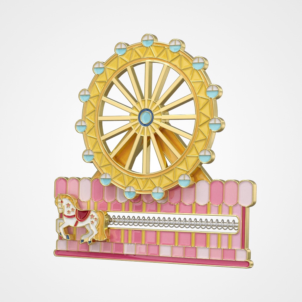Bearing Spinner & Spring-Action Badge