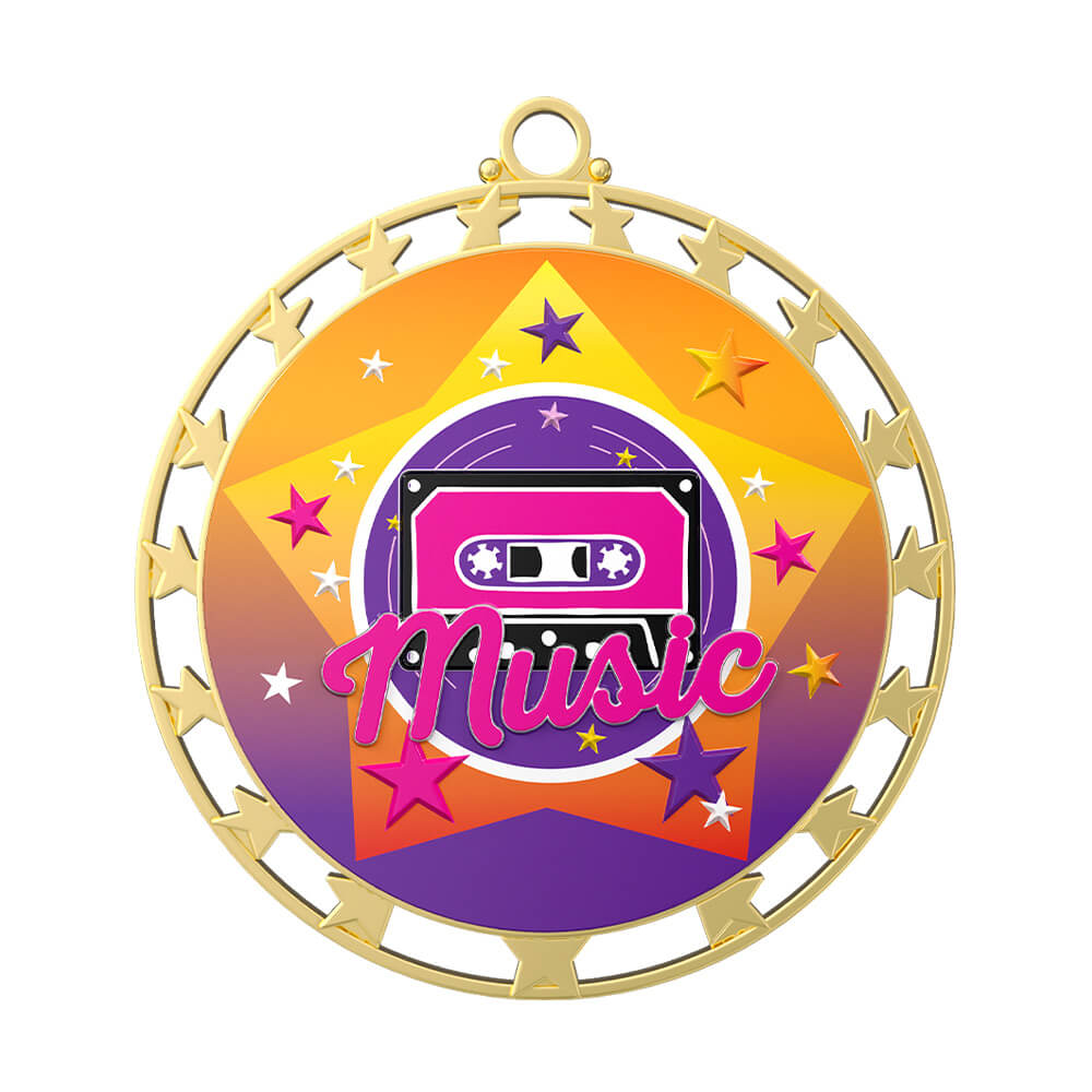 Cassette Music Honor Medal front