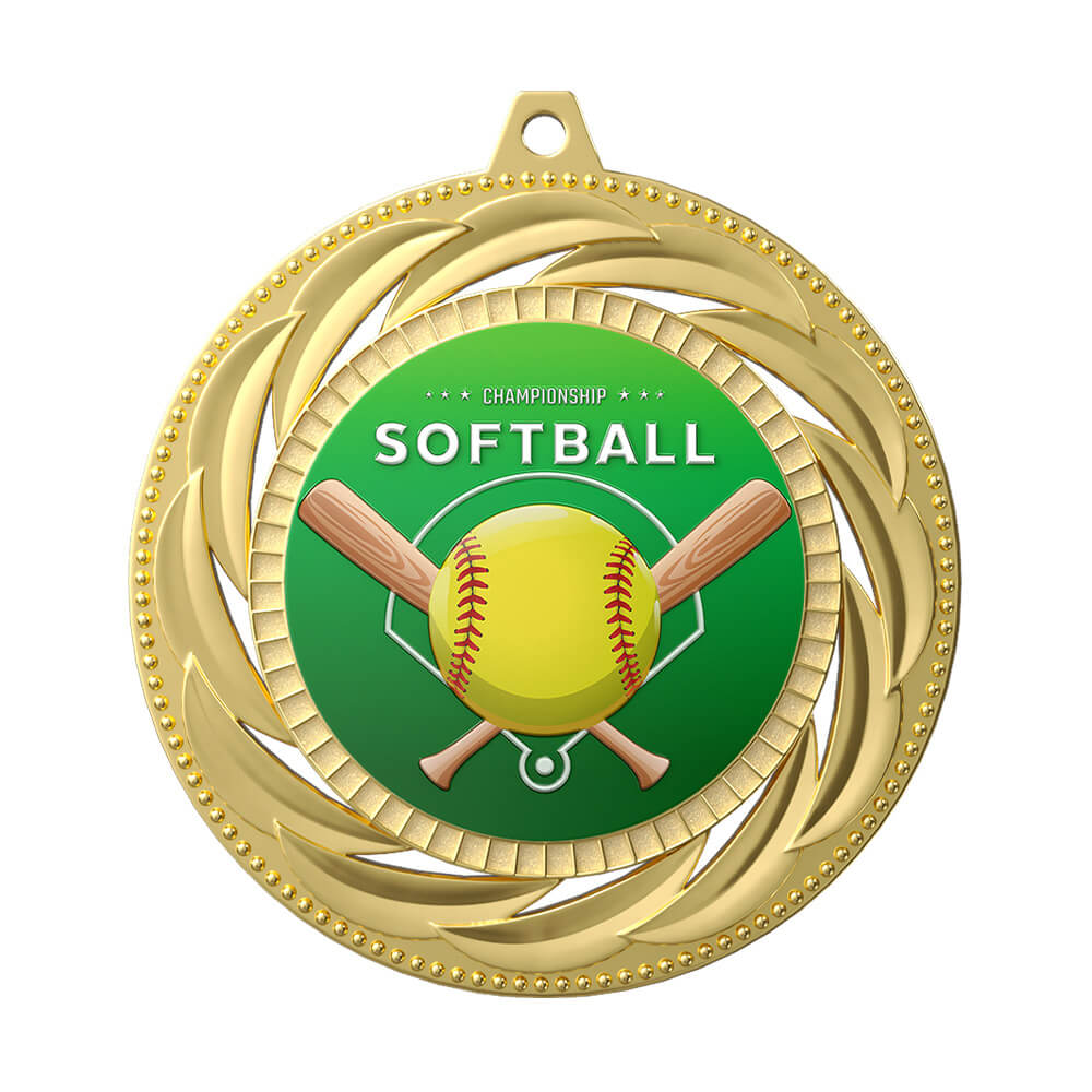 Championship Softball Gold Medal front