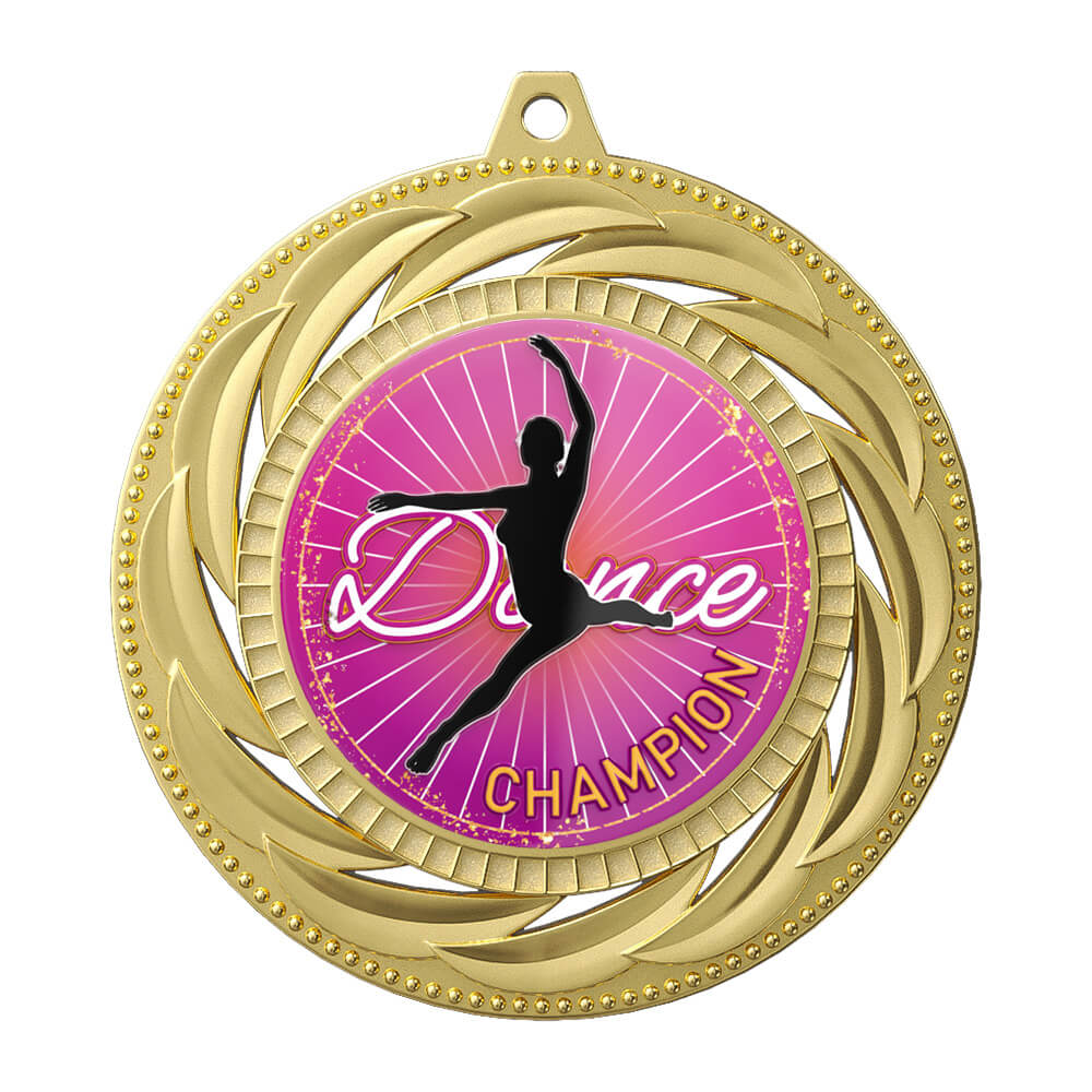 Dance Champion Glory Medal front