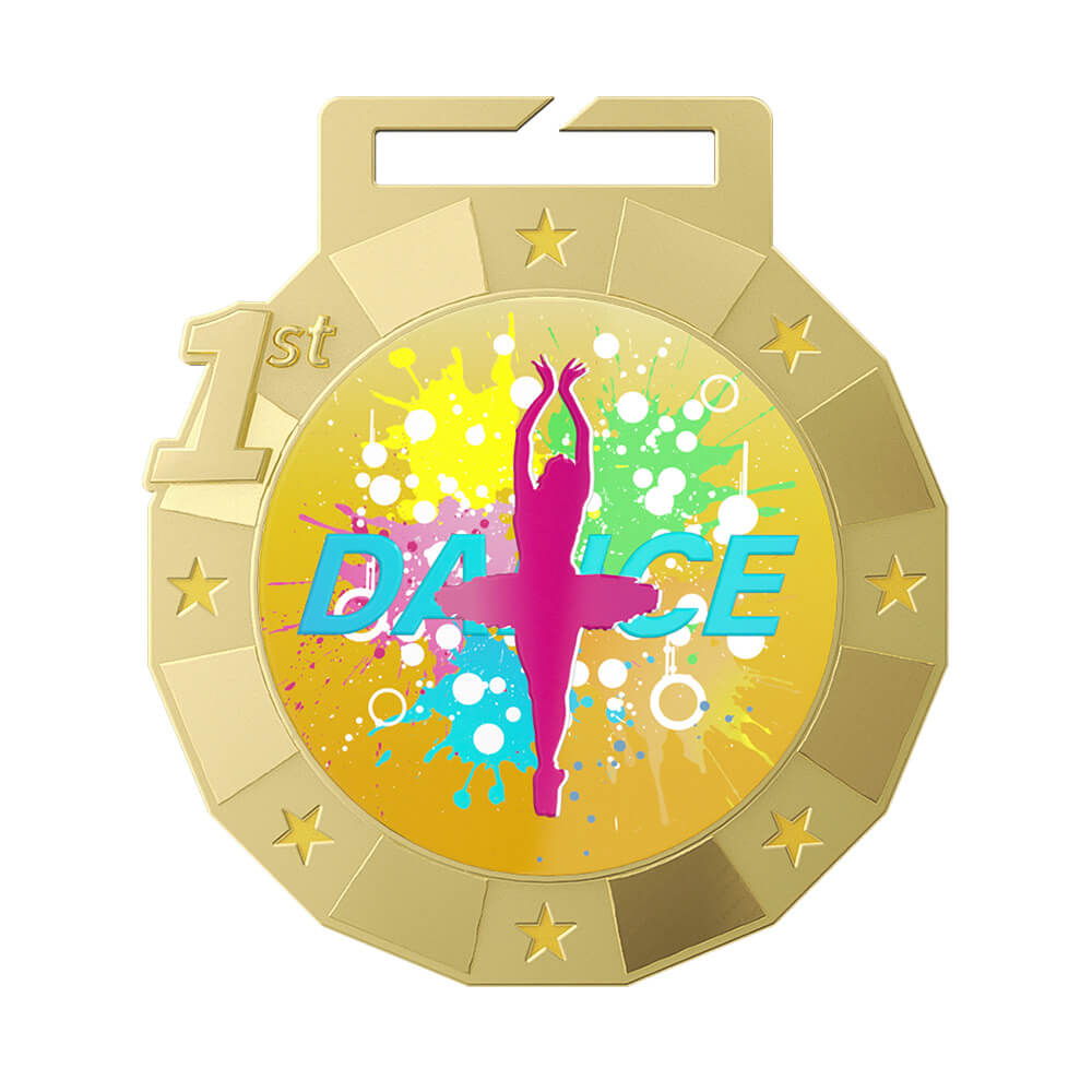 Dance Splash 1st-Place Medal front