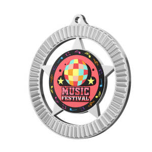 Disco Ball Music Medal