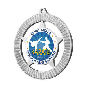 Exemplary Bushido Karate Spirit Award Medal