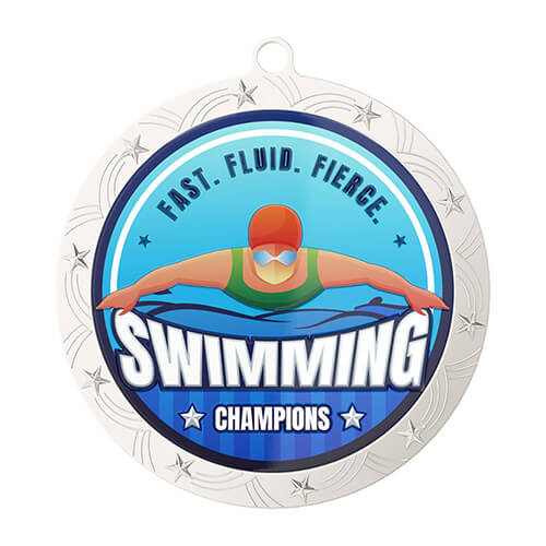 Fast & Fierce Swim Medal