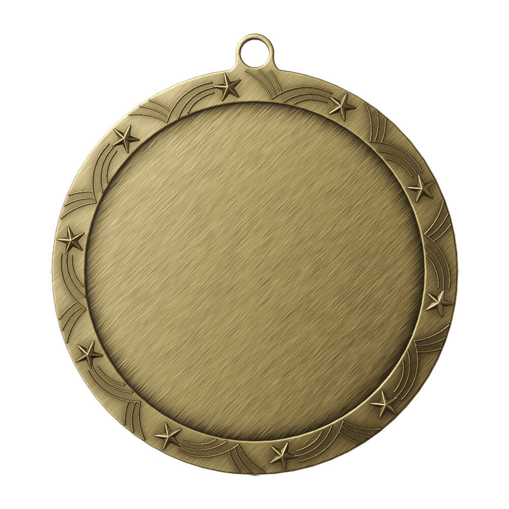 Fast & Fierce Swim Medal antique gold