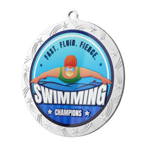 Fast & Fierce Swim Medal