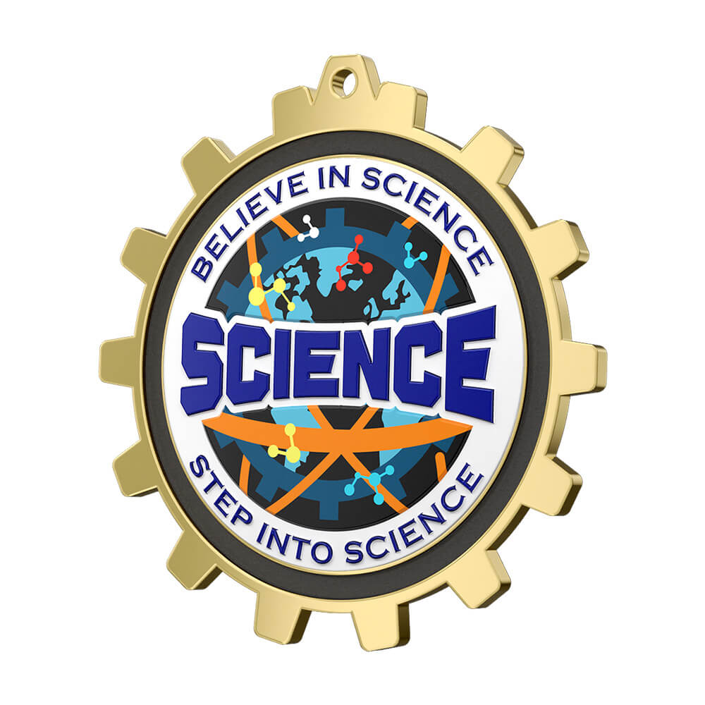 Honor of Science Medal detail Honor of Science Medal detail