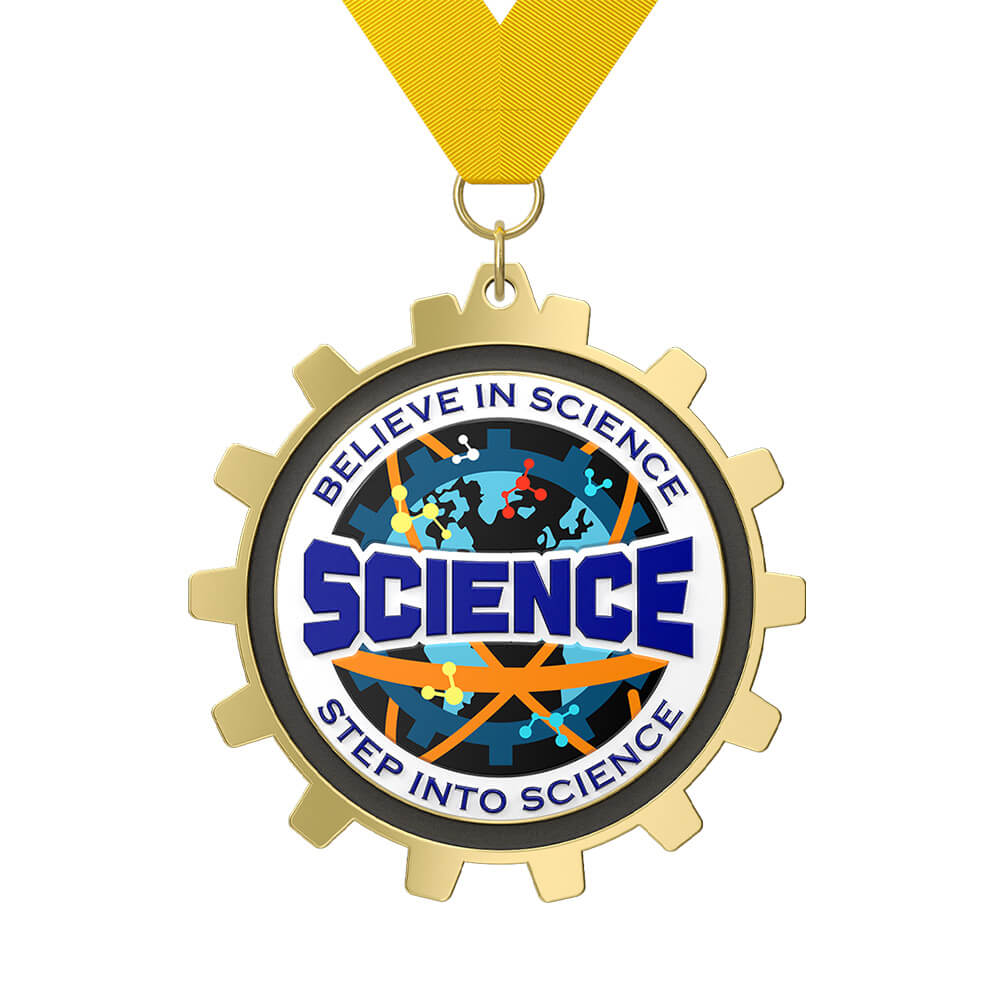 Honor of Science Medal with ribbon Honor of Science Medal with ribbon