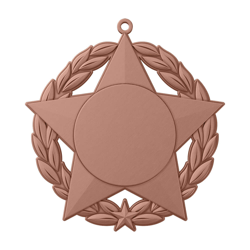 Custom Tennis Doubles Champions Medal antique copper