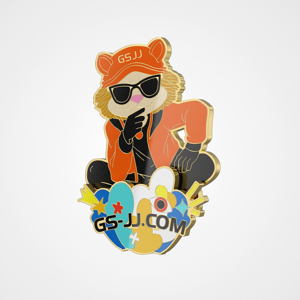 Layered Standing Badge