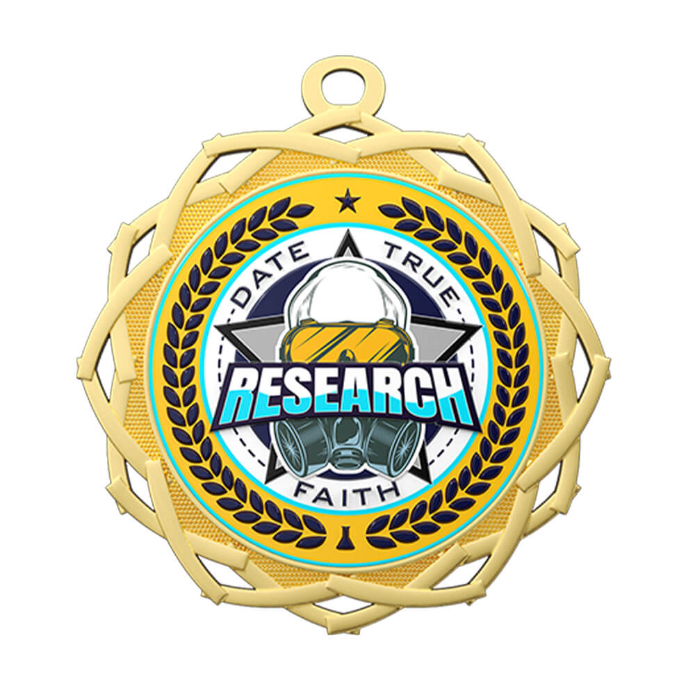 Medal of True Research & Faith front Medal of True Research & Faith front