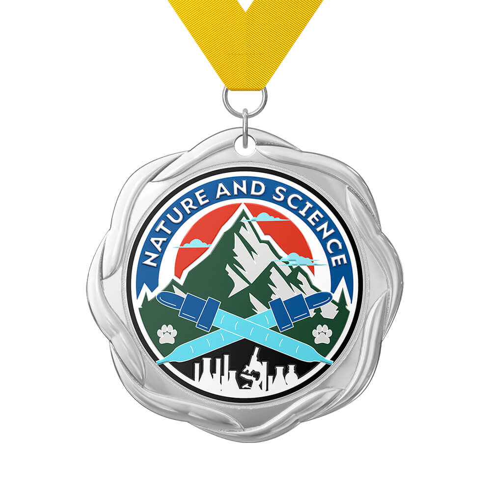 Nature Exploration Medal with ribbon Nature Exploration Medal with ribbon