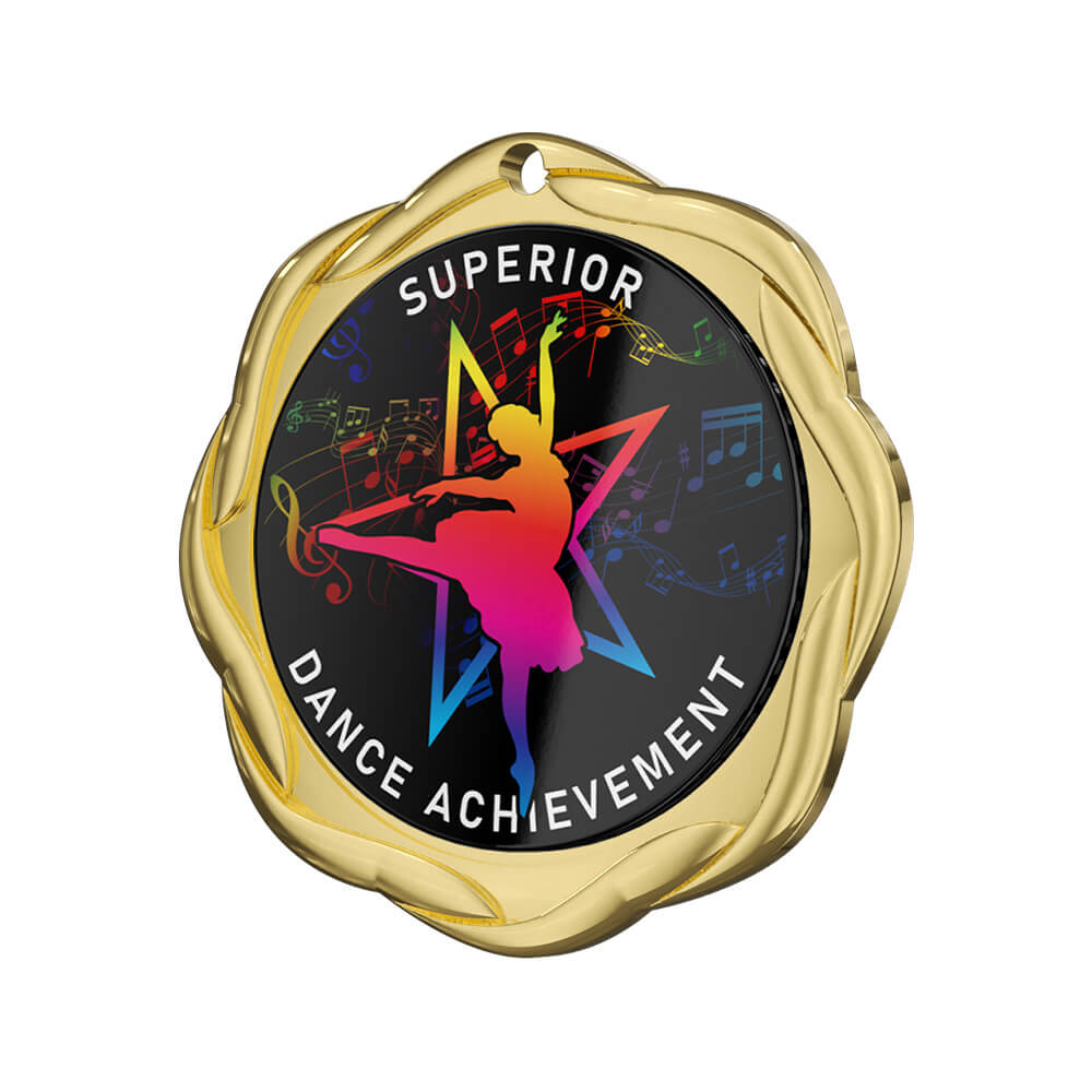 Superior Dance Achievement Medal detail Superior Dance Achievement Medal detail