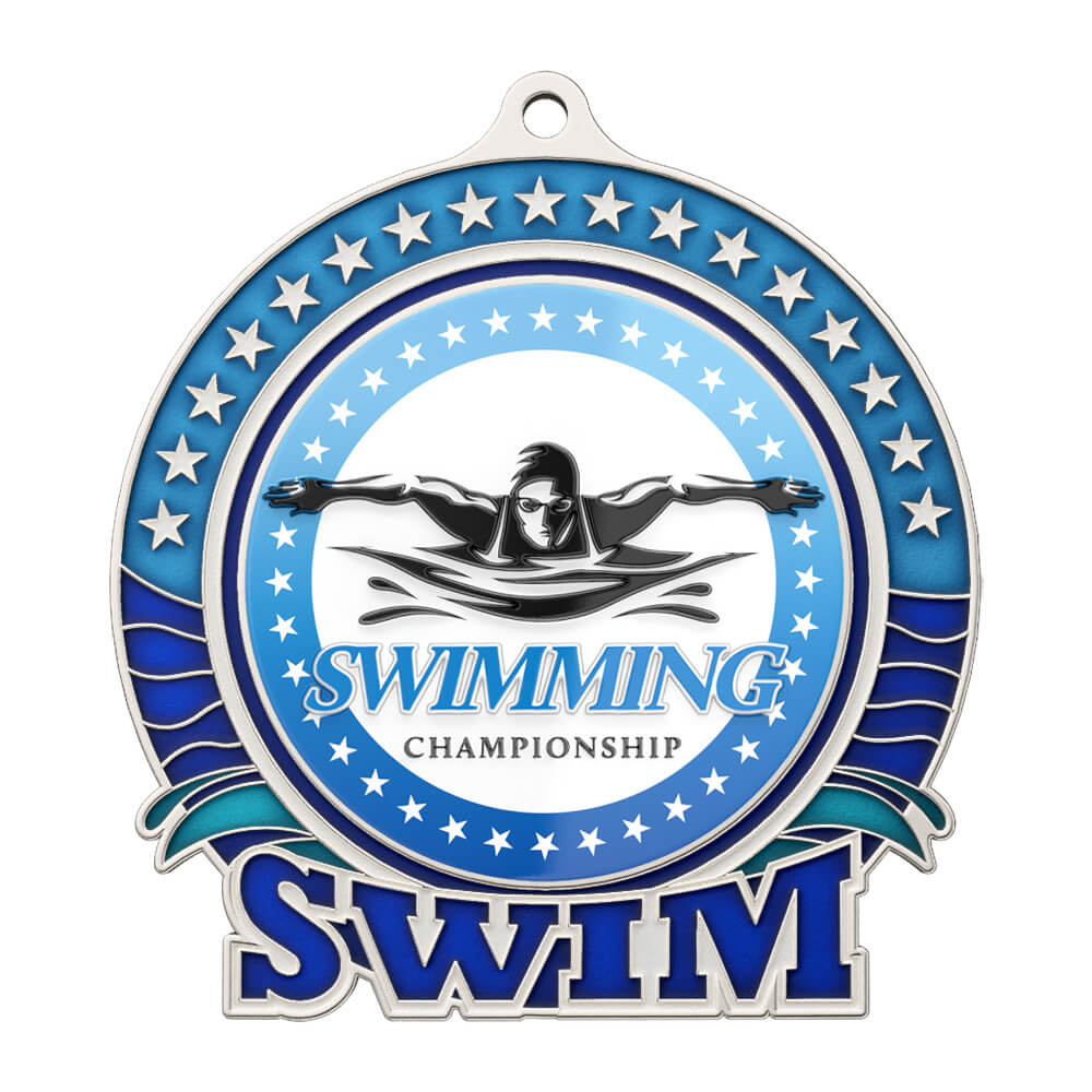 Swim Championship Medal front