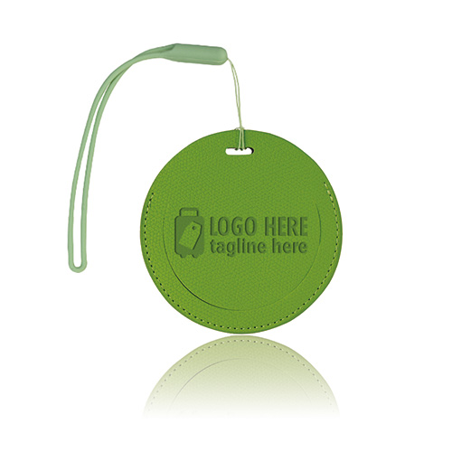 PU Leather Round  Luggage Tags