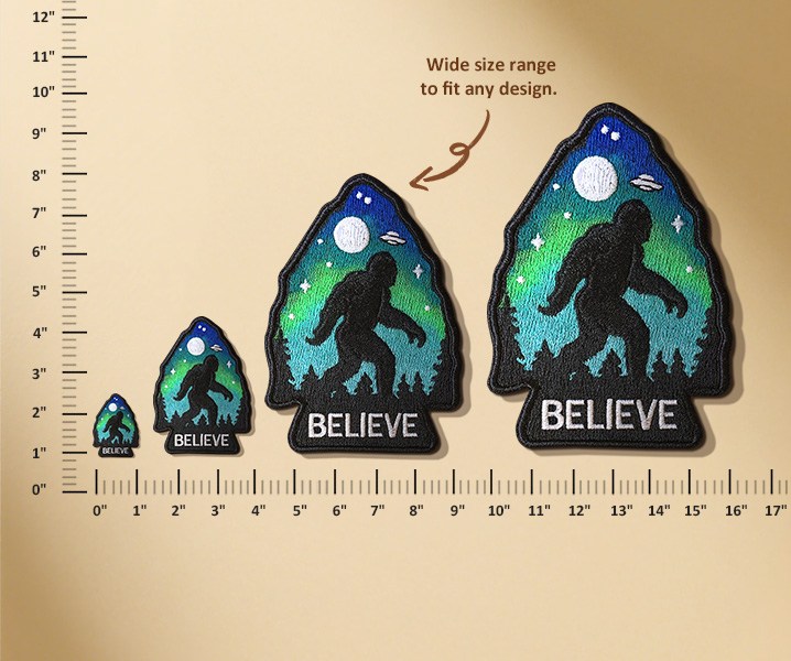 Custom Embroidered Iron On Patches