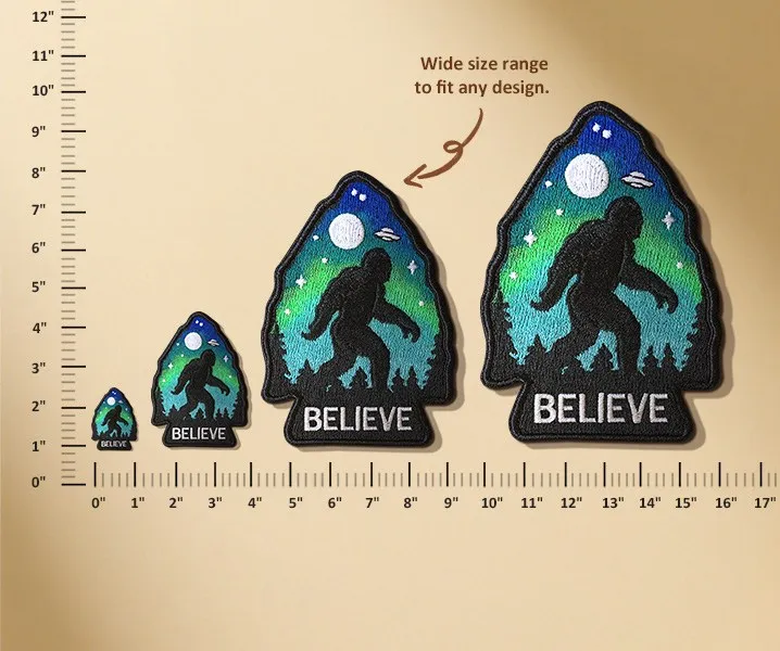 Custom Embroidered Iron On Patches