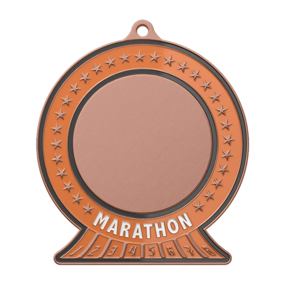 Half Marathon Finisher Medal Antique Copper Half Marathon Finisher Medal Antique Copper