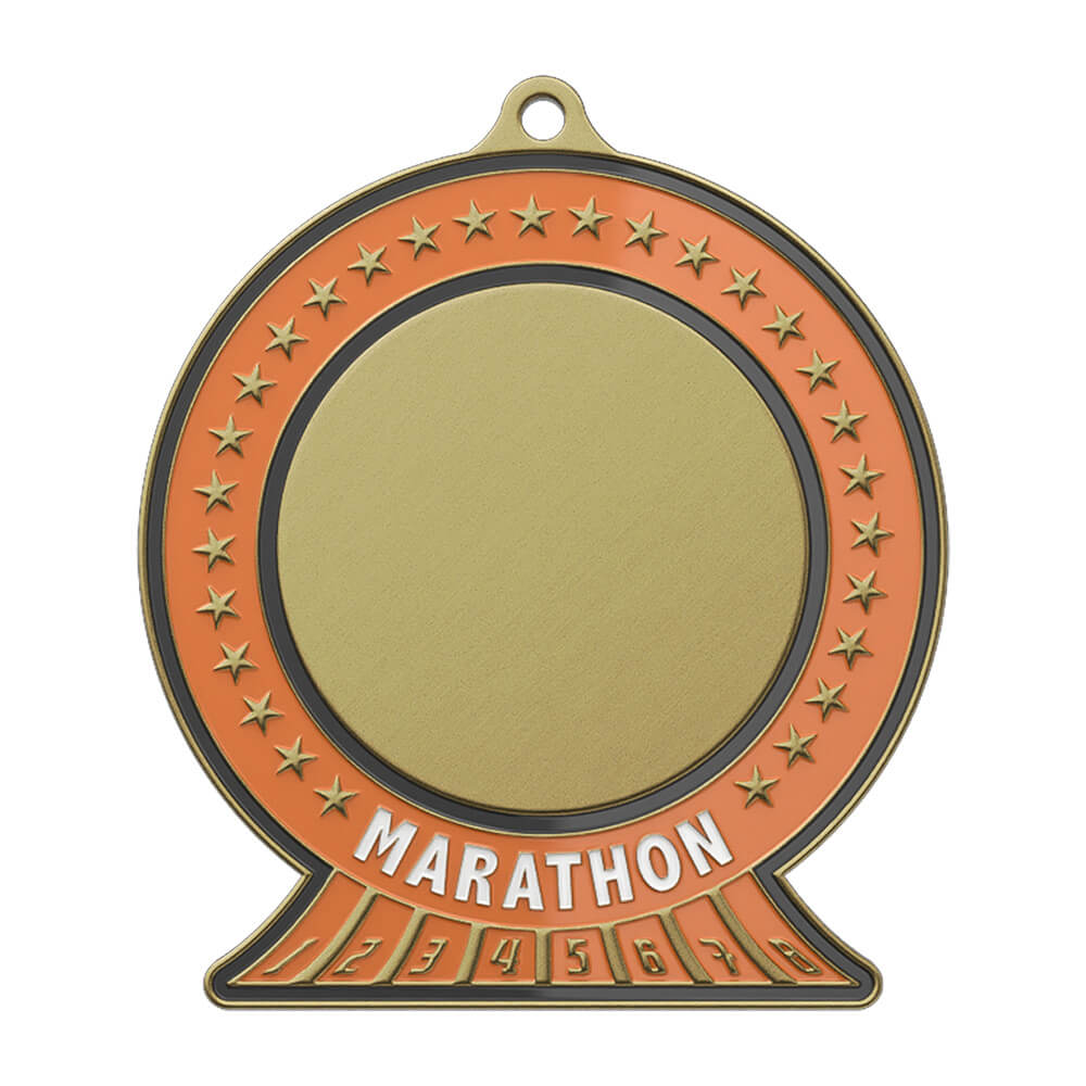 Half Marathon Finisher Medal Antique Gold Half Marathon Finisher Medal Antique Gold