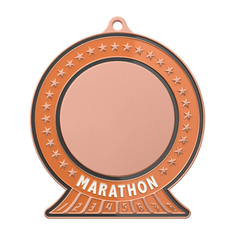 Half Marathon Finisher Medal Shiny Copper Half Marathon Finisher Medal Shiny Copper