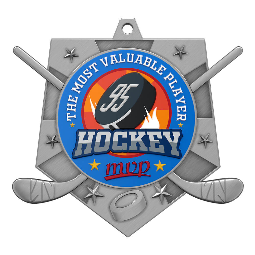 The MVP Player in Hockey Medal front The MVP Player in Hockey Medal front