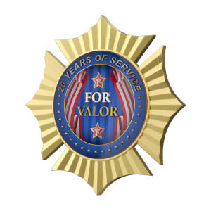 Custom For Valor Service Medal