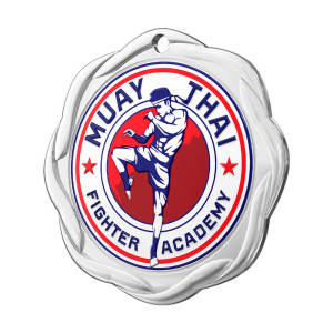 Muay Thai Fighter Academy Medal