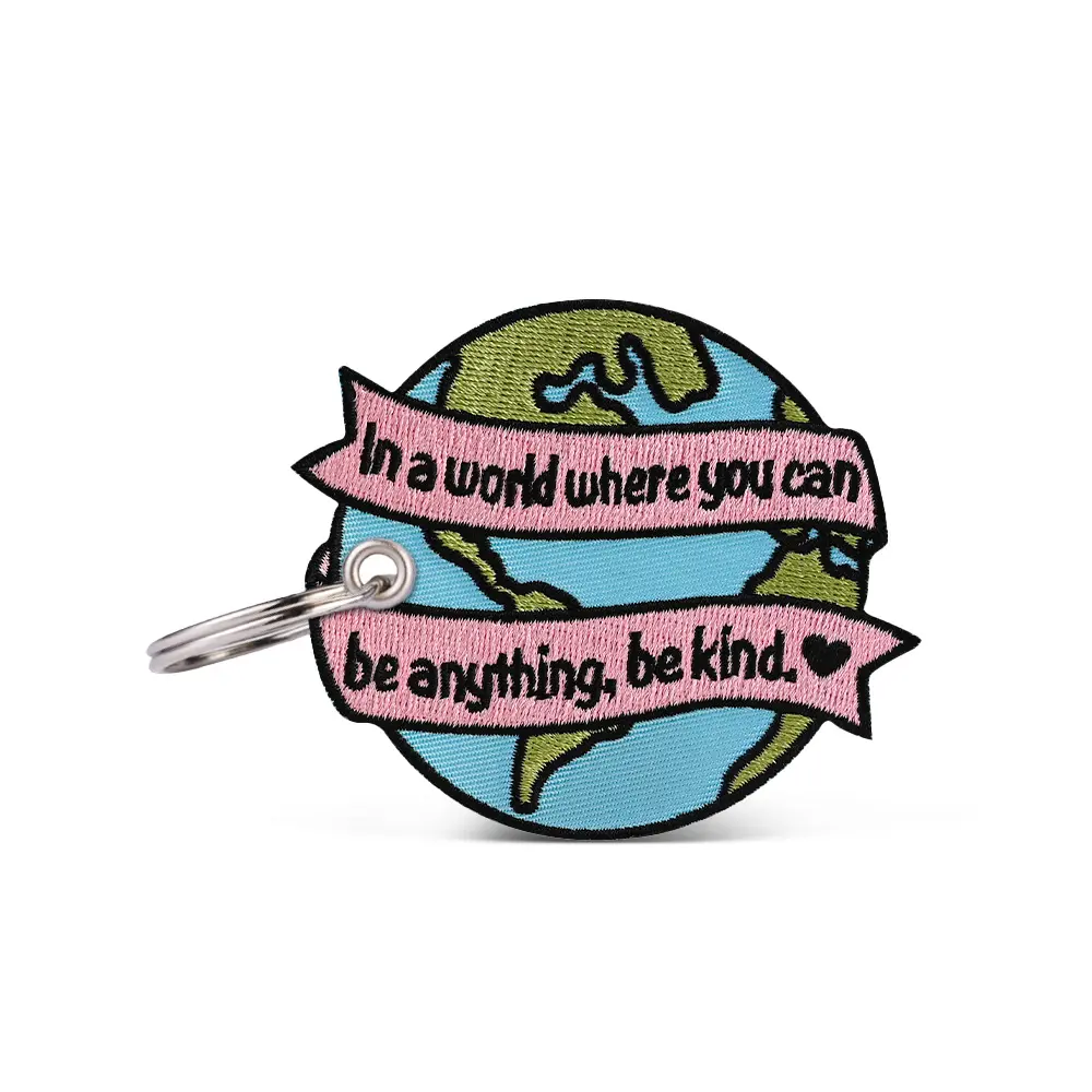 75% Embroidered Keychains