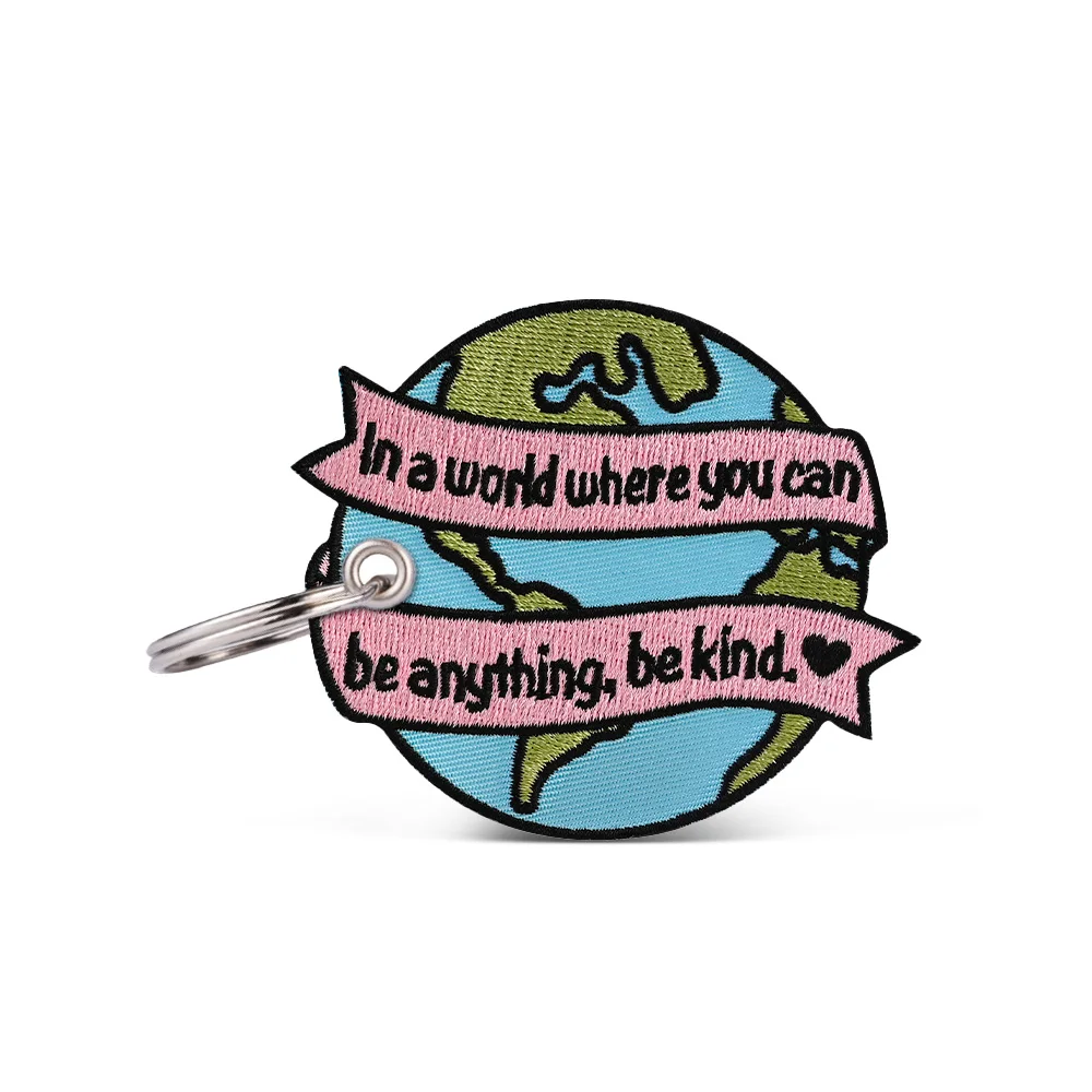 75% Embroidered Keychains