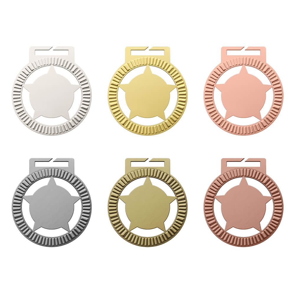 Star Cutout Beer Run Custom Medal All