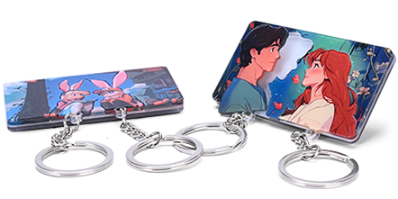 Custom Acrylic Couple Keychains