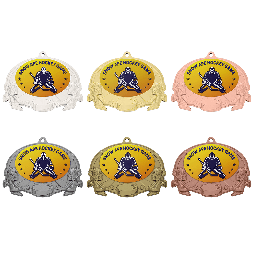 Custom Hockey Game Medal All Custom Hockey Game Medal All