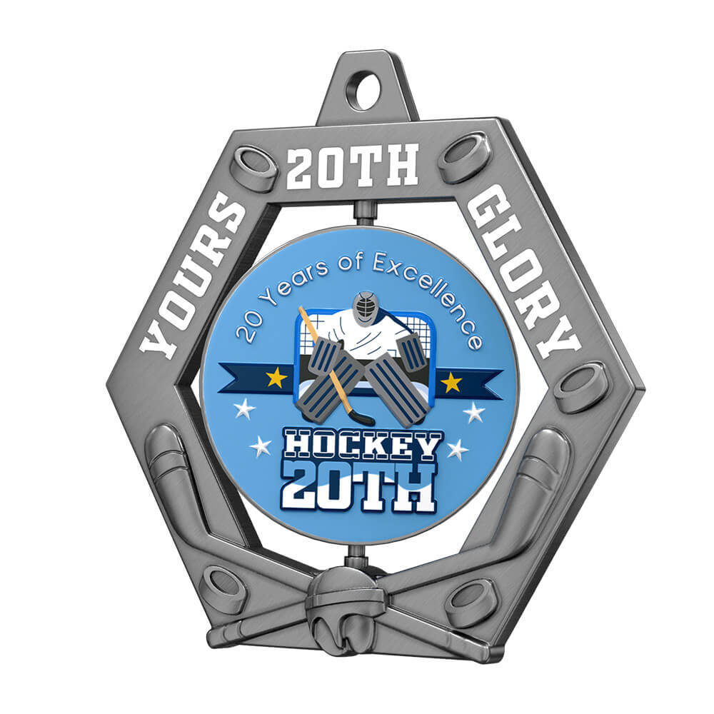 Excellence Hockey Custom Medal detail Excellence Hockey Custom Medal detail