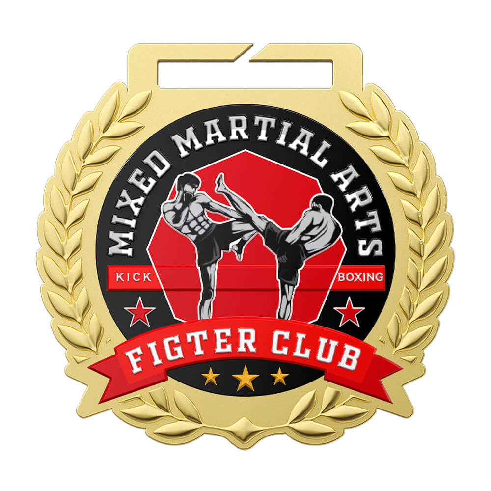 Mixed Martial ARTS Figter Club Medal front