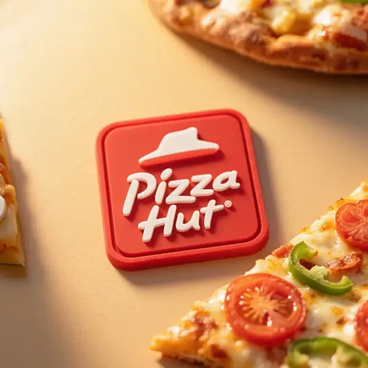 Custom PVC Patches for Pizza Hut