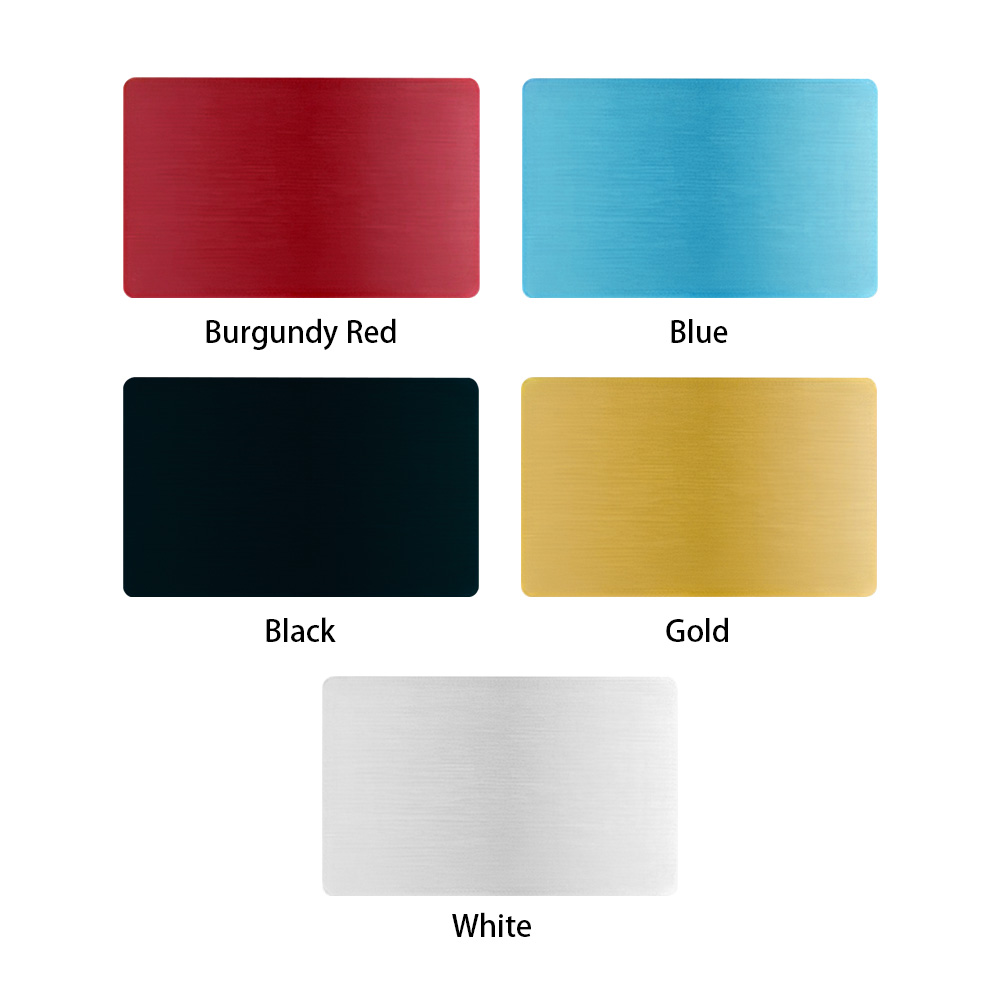 Square Silicone Edge Metal Dog Tag