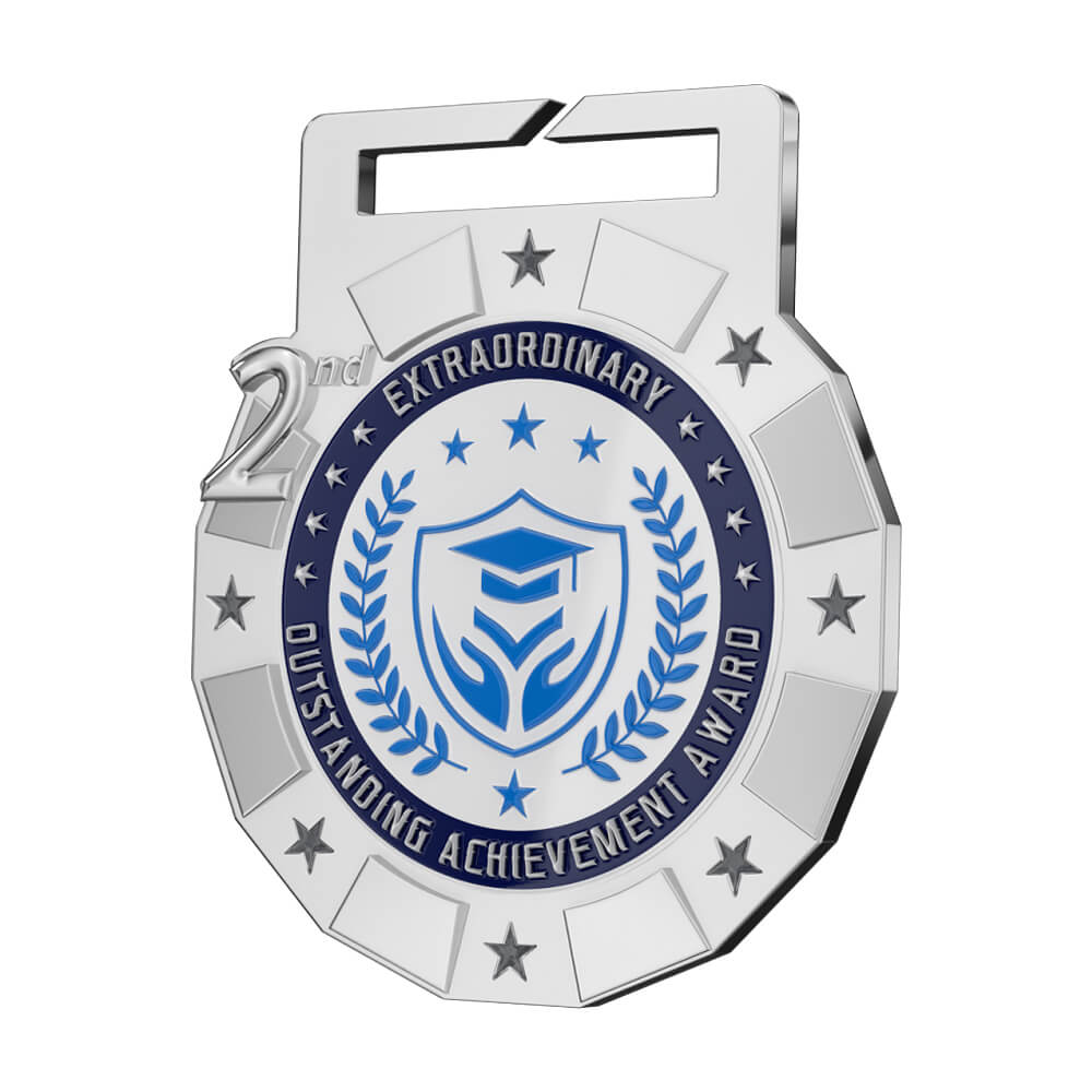 Second Place Achievement Medal detail
