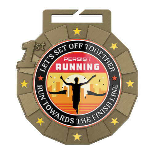 Persist Running Marathon Medal