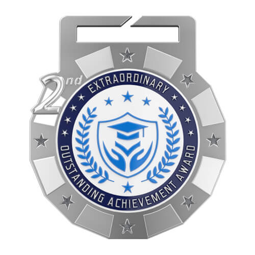 Second Place Achievement Medal Second Place Achievement Medal