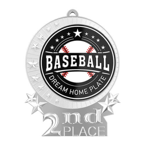 Dream Home Plate Baseball Medal