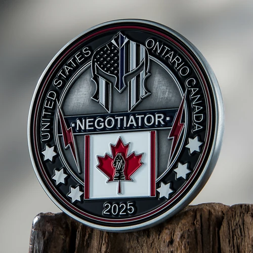 2025 Canada-USA Negotiator Challenge Coin