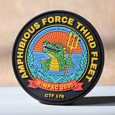Amphibious Force Third Fleet PVC Patches