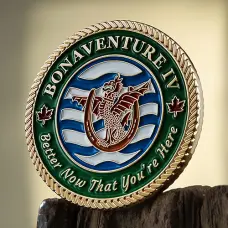 Bonaventure IV Navy Challenge Coins
