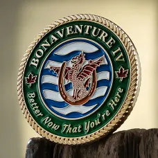 Bonaventure IV Navy Challenge Coins