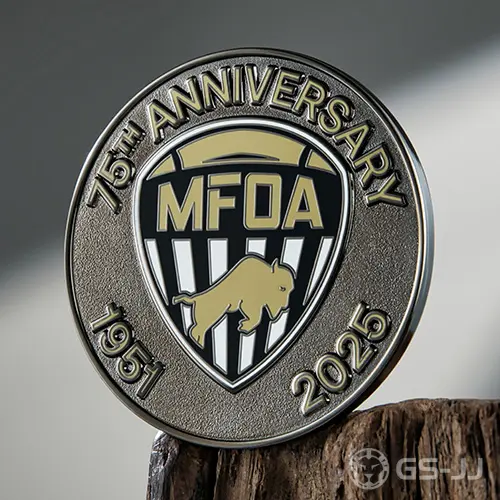 MFOA 75th Anniversary Challenge Coin MFOA 75th Anniversary Challenge Coin