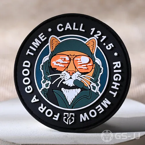 Right Meow Custom PVC Patches Right Meow Custom PVC Patches