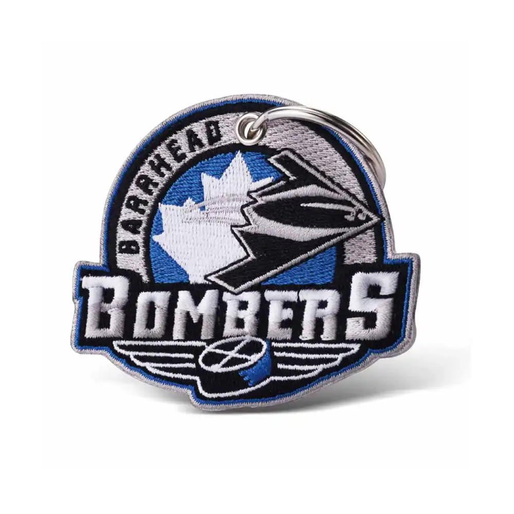 100% Embroidered Keychains