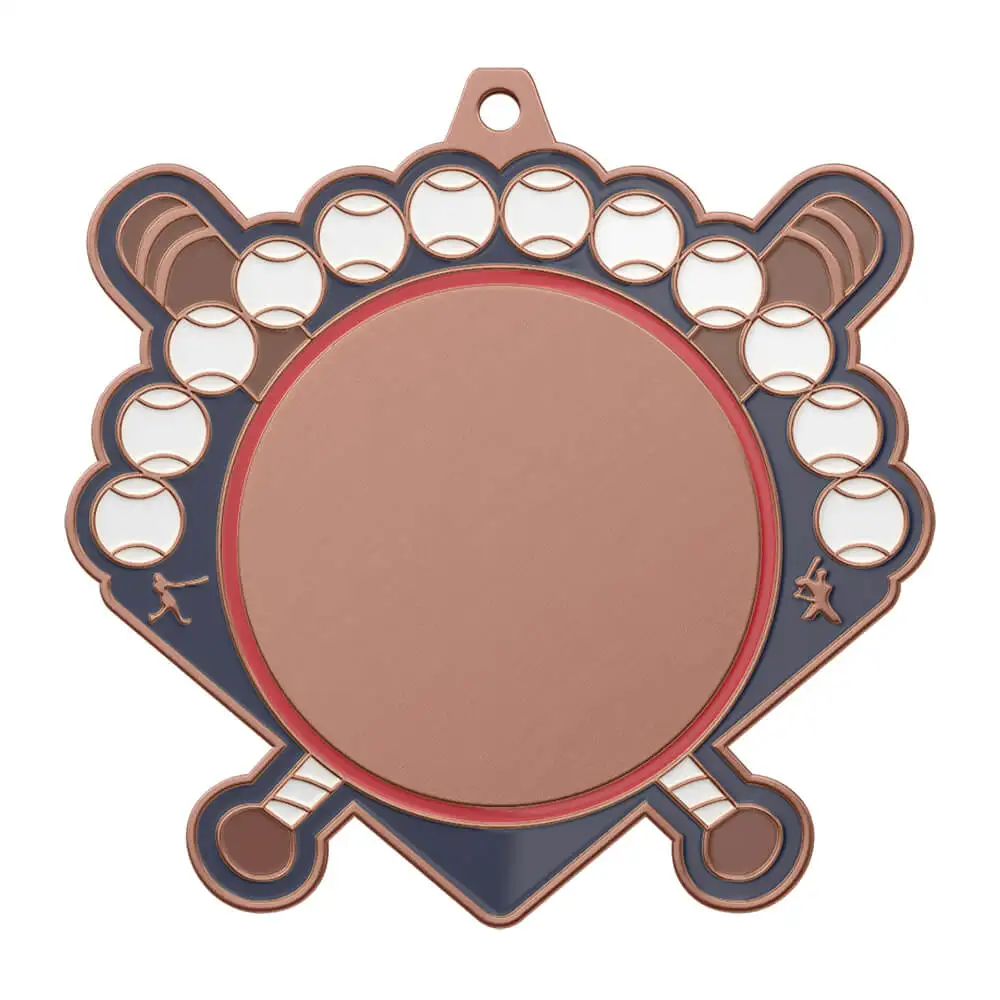 Baseball Championship Medal antique copper