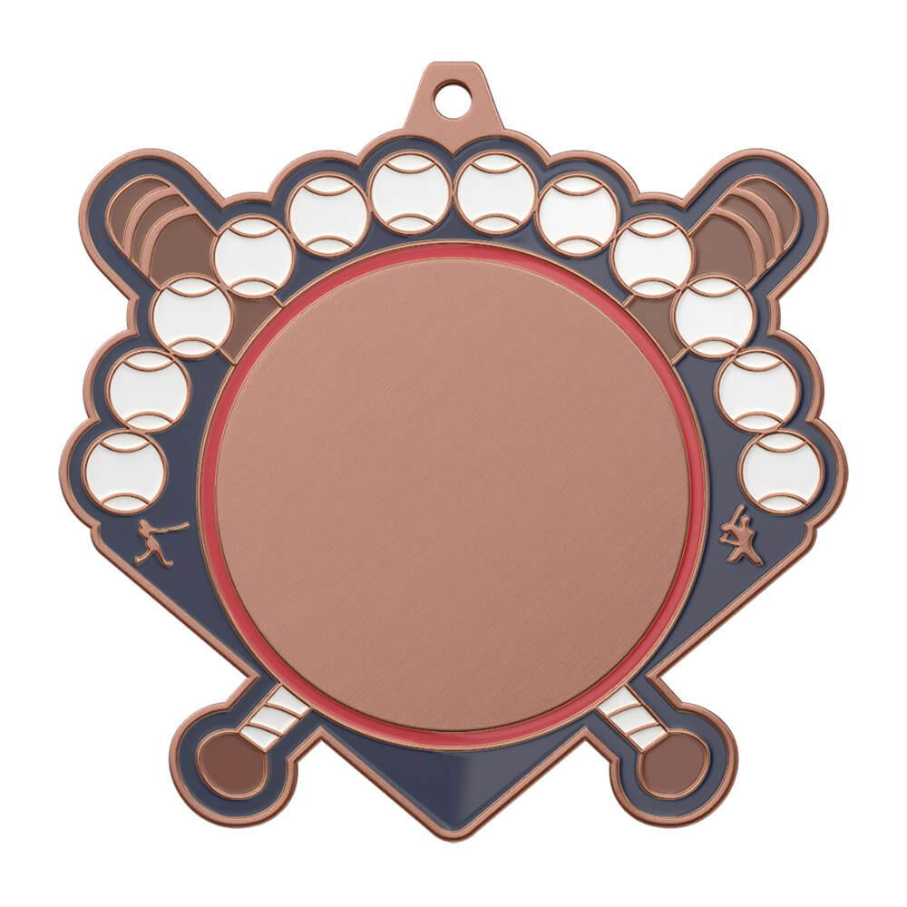Baseball Championship Medal antique copper